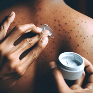 krem na wągry na plecach